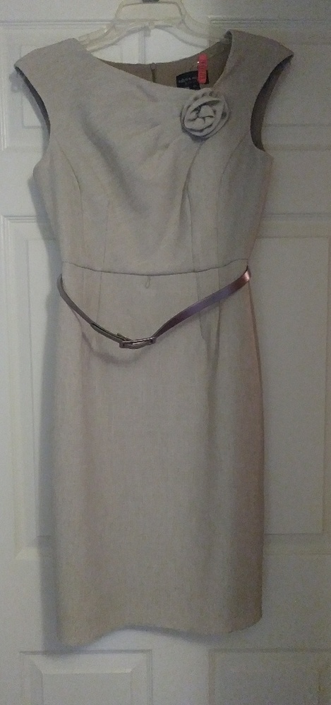 Connected Apparel Linenlike Career Dress P